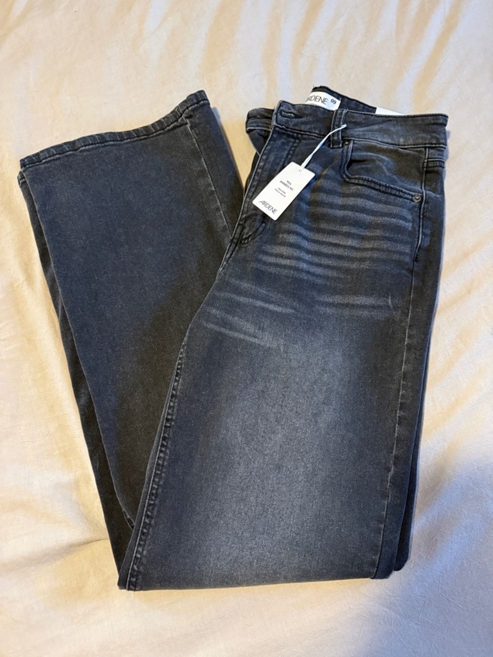 Ardene High Rise Women's Jeans - Charcoal Black Fade